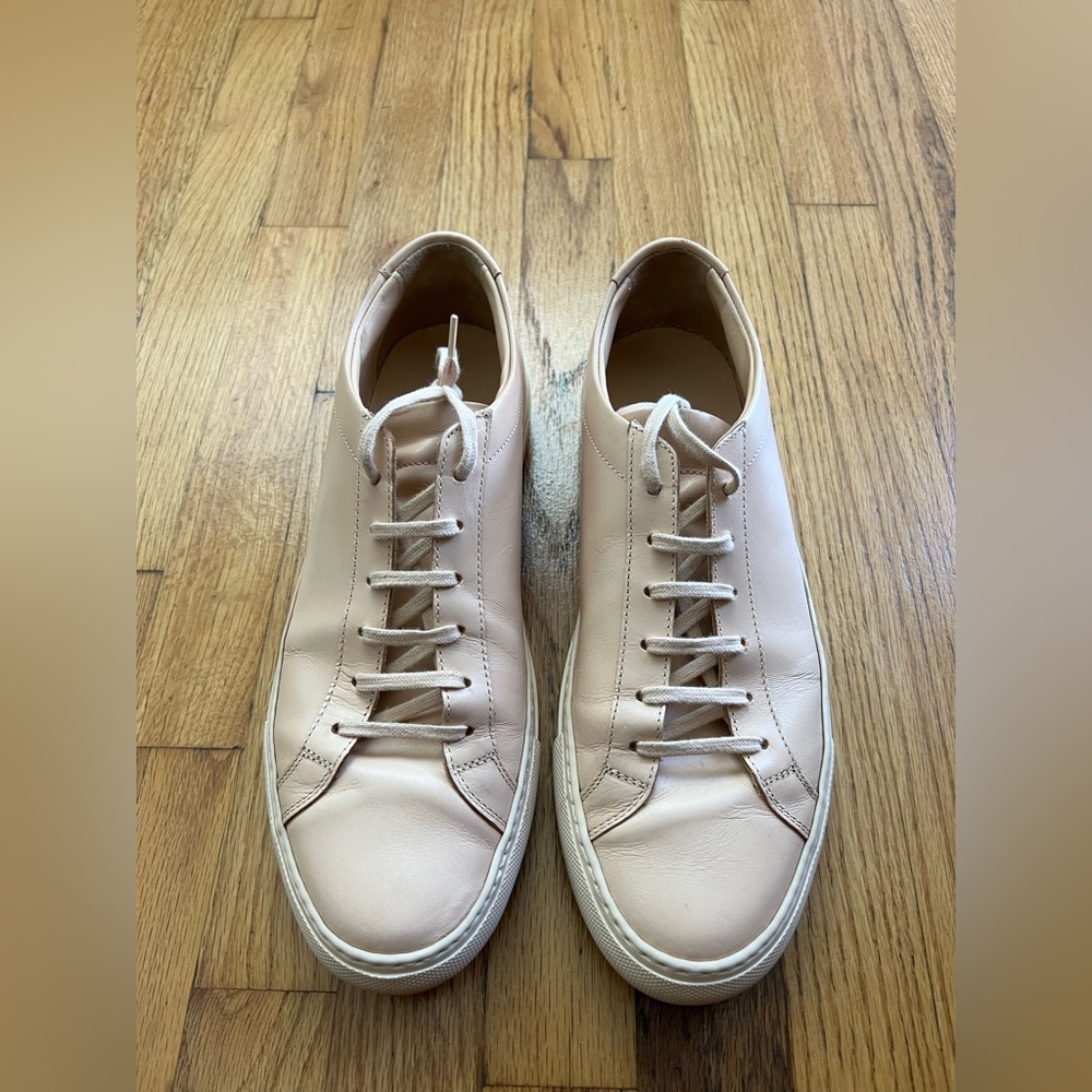 Common Projects Achilles natural leather shoes